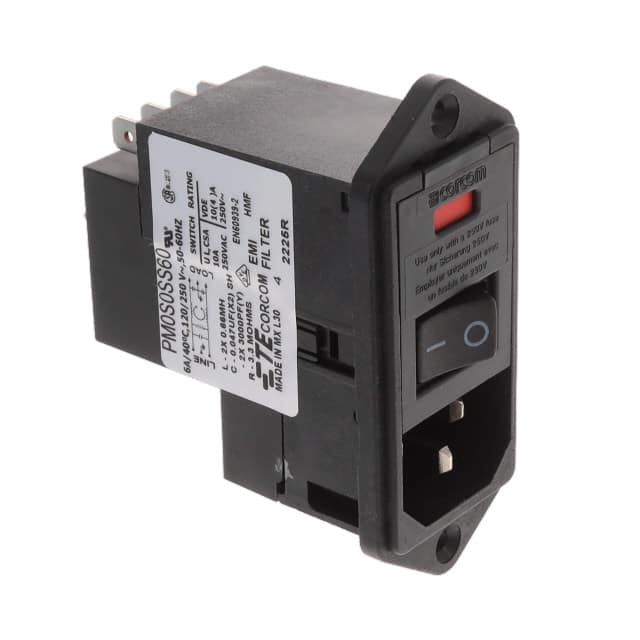 PM0S0SS60 TE Connectivity Corcom Filters  Power Entry Modules (PEM)